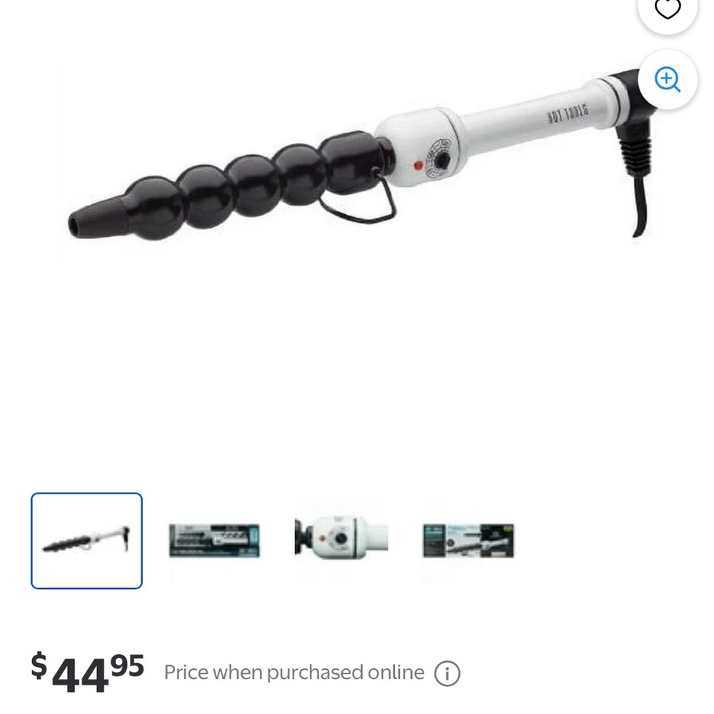Hot Tools Nano Ceramic 1 1/4 Bubble Curling Iron